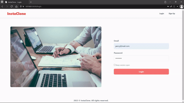 Instagram clone