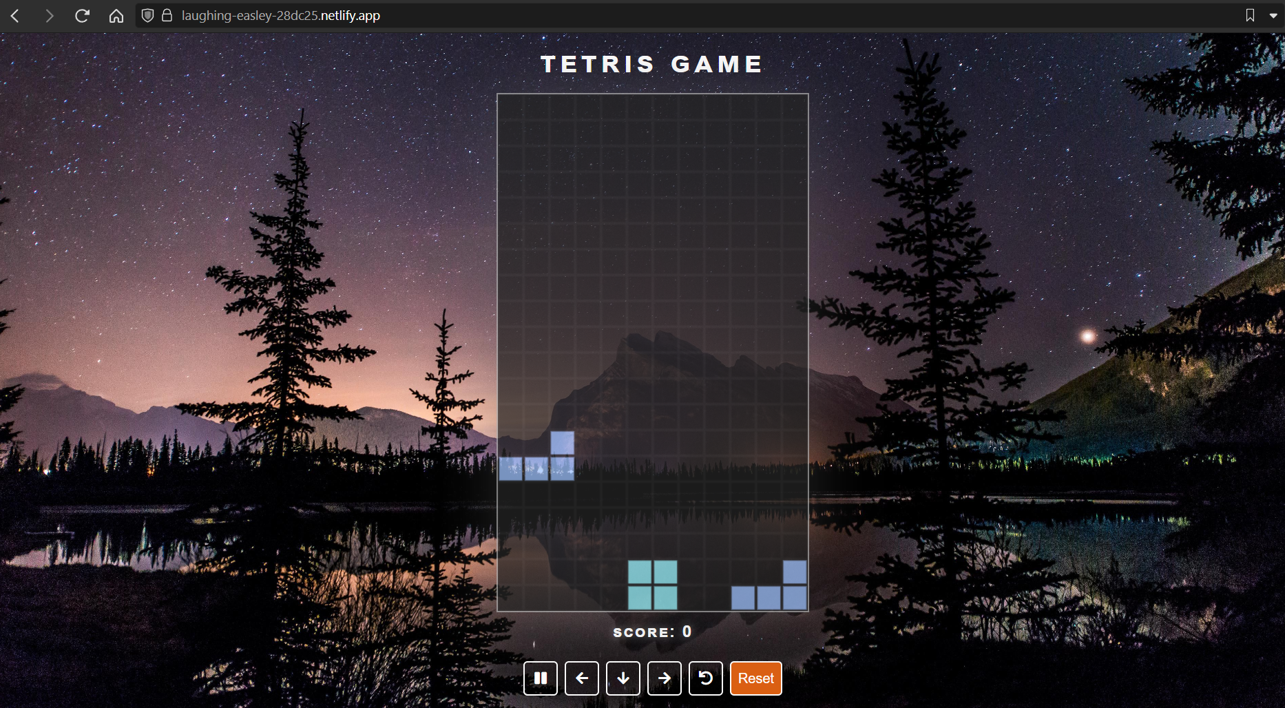 Tetris game